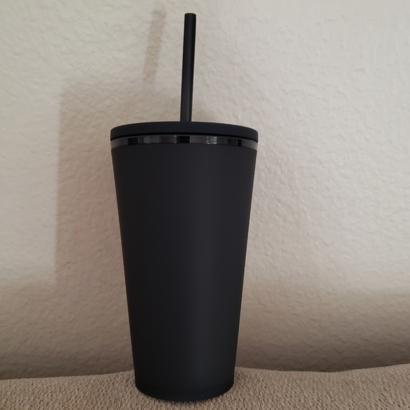 Starbucks Matte Black Cold Cup Tumbler 16oz NEW - Picture 3 of 8